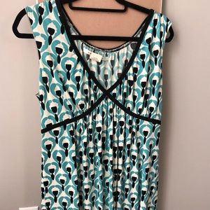 Fun, pattern tank top dress- super flattering